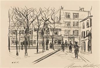 MAURICE UTRILLO Two lithographs.